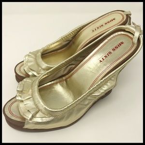 Miss Sixty Ruffle Wedge